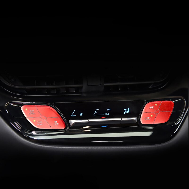 Auto Raam Glazen Lift Motor Start Stop Versnellingspook Panel Ac Knop Cover Schakelaar Frame Trim Voor Toyota C-hr Chr