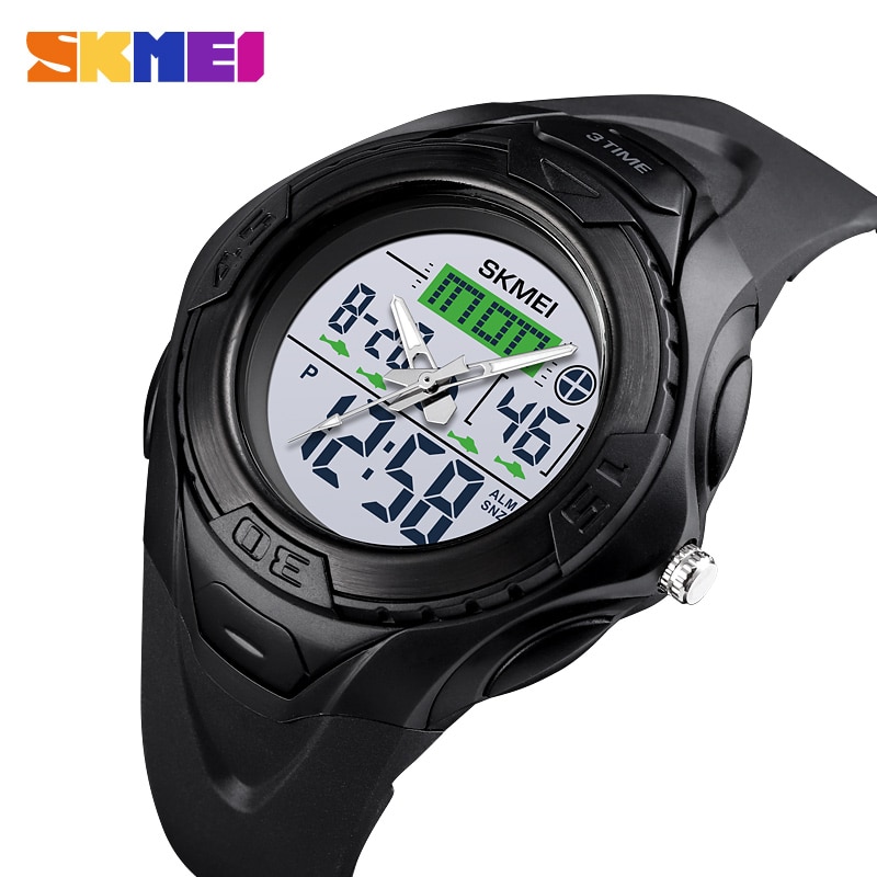 SKMEI Outdoor Sport Horloge Mannen Digitale Waterdichte Horloges Wekker Lichtgevende Dual Display Horloges relogio masculino 1539