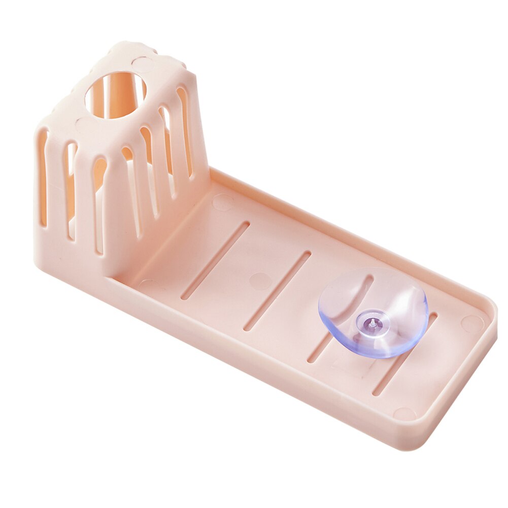 kitchen Storage Dish Rack Plastic Kitchen Storage Rack Dish Drainer Laundry Dish Drying Basket kitchen Holder Organizer Tools: Pink