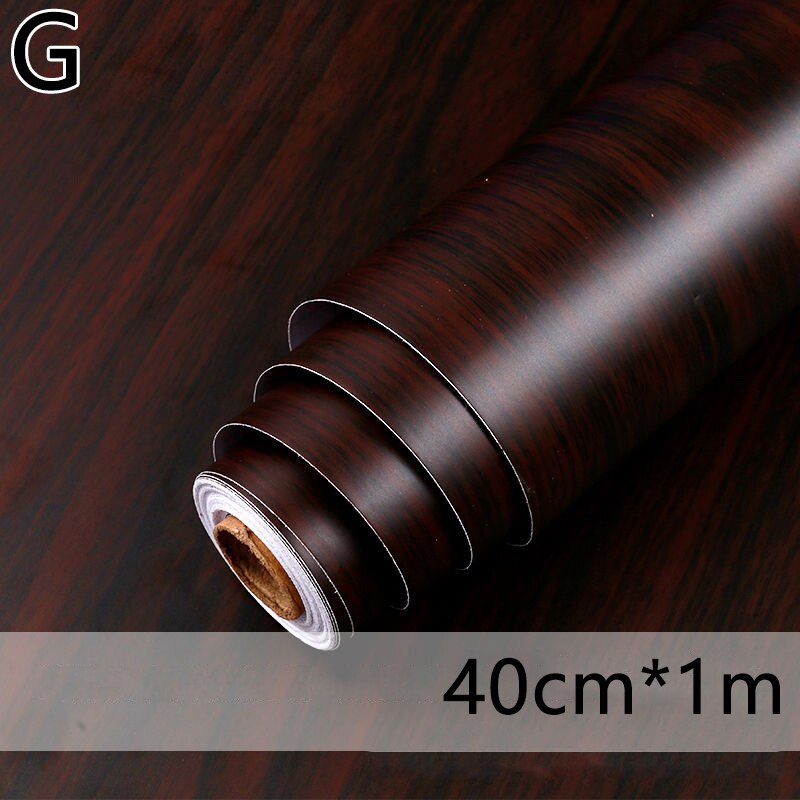 1M Waterdicht Hout Vinyl Behang Roll Zelfklevende Contact Papier Deuren Kast Desktop Moderne Meubels Decoratieve Sticker: G