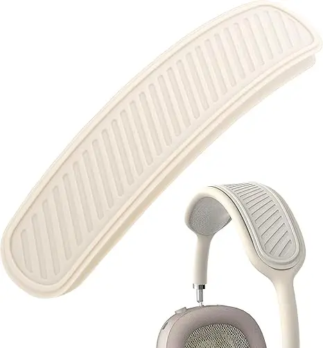 Adequado para airpods max 1/2 fone de ouvido sem fio alta qualidade silicone bandana capa lavável almofada capa protetora: Olive