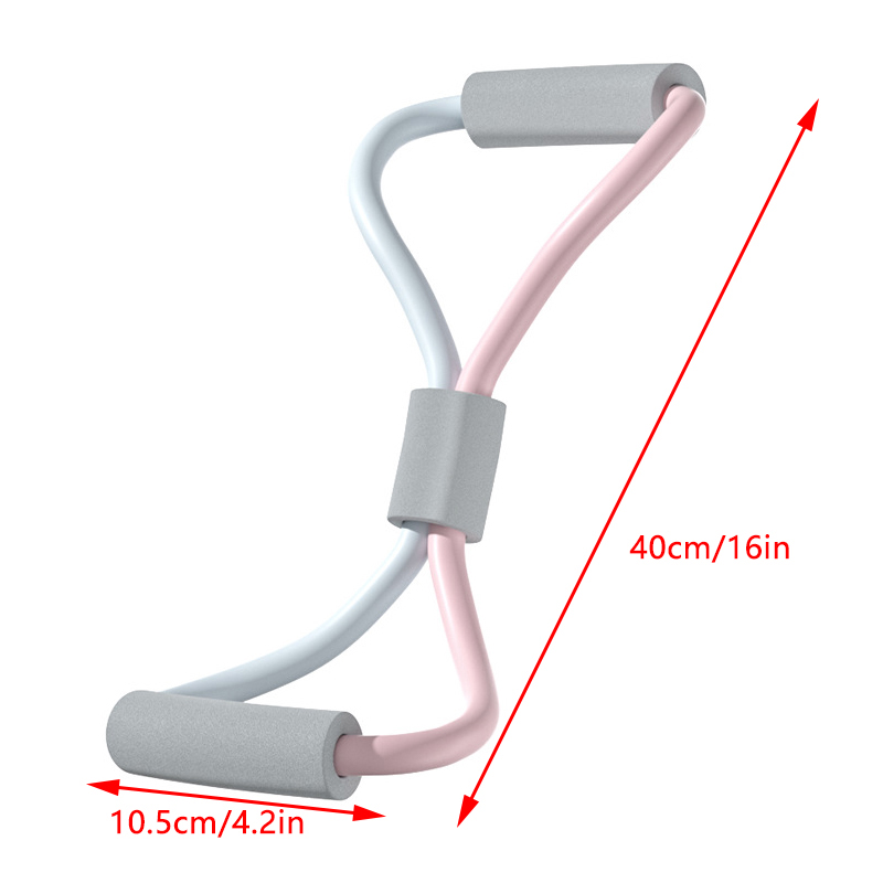 Spantouw Yoga Gym Latex Rubber Arm Weerstand 8-vormige Fitness Sterkte Apparatuur Home Gym Borst Expander Elastische Band