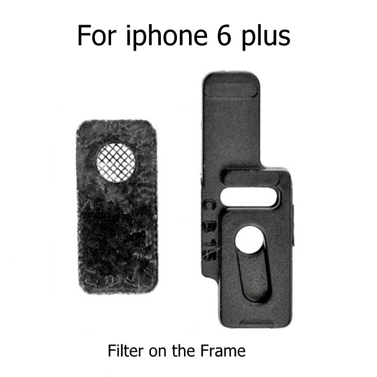 1 einstellen Klebstoff mikrofon Anti Staub Gittergewebe für iPhone 6 6s 7 8 Plus X MIC Staub-beweis Filter auf sterben rahmen mit 3M Kleber aufkleber: Pro iphone 6 Plus