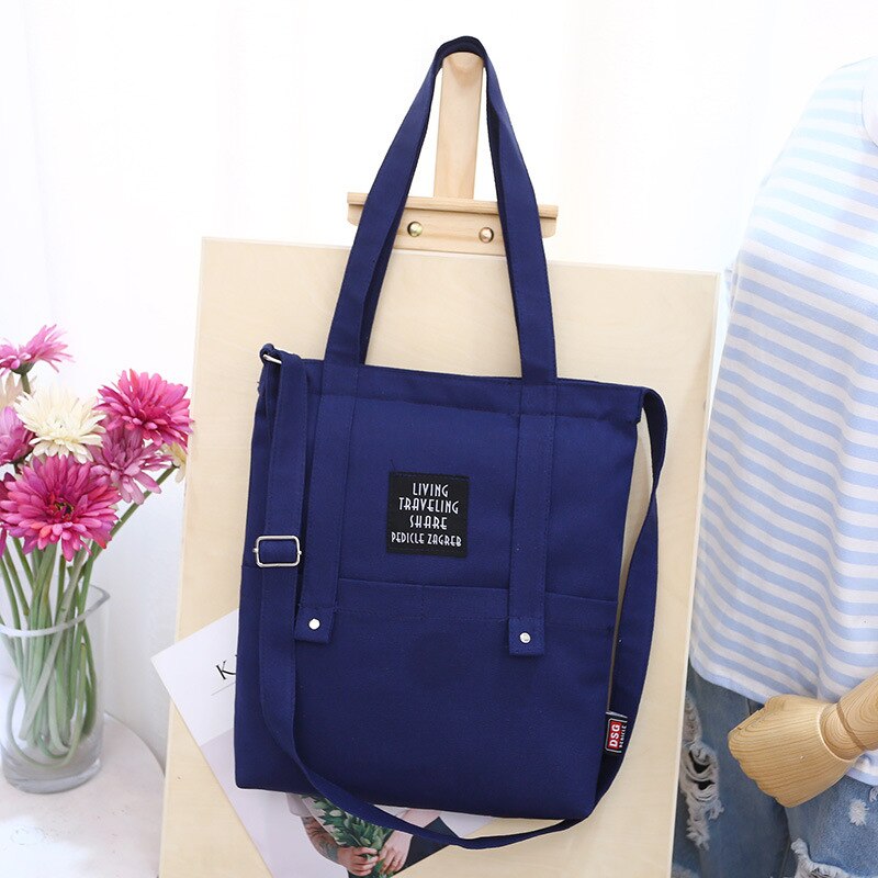 Herbruikbare Boodschappentas Mode Vrouwen Tassen Printing Eco Tas Cartoon Bolsa De Compras Shopper Schoudertassen: Blauw