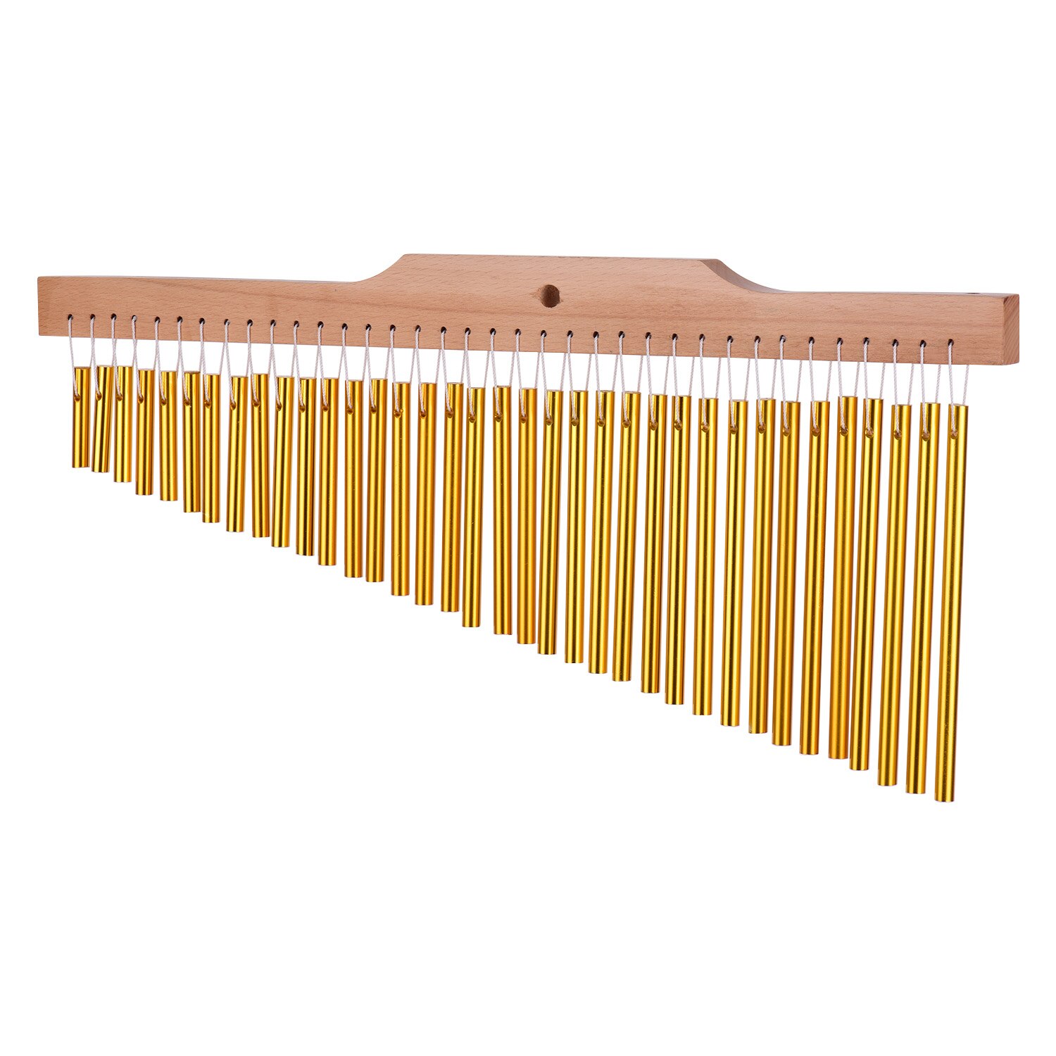 36 bar chimes guld aluminiumslegering træ bar percussion instrumenter tilbehør