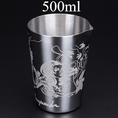 500ml Stainless Steel Stirring Tin Mixing Glass Preferred by Pros and Amateurs Alike, Make Your Own Specialty Cocktails Barware: Navy Blue
