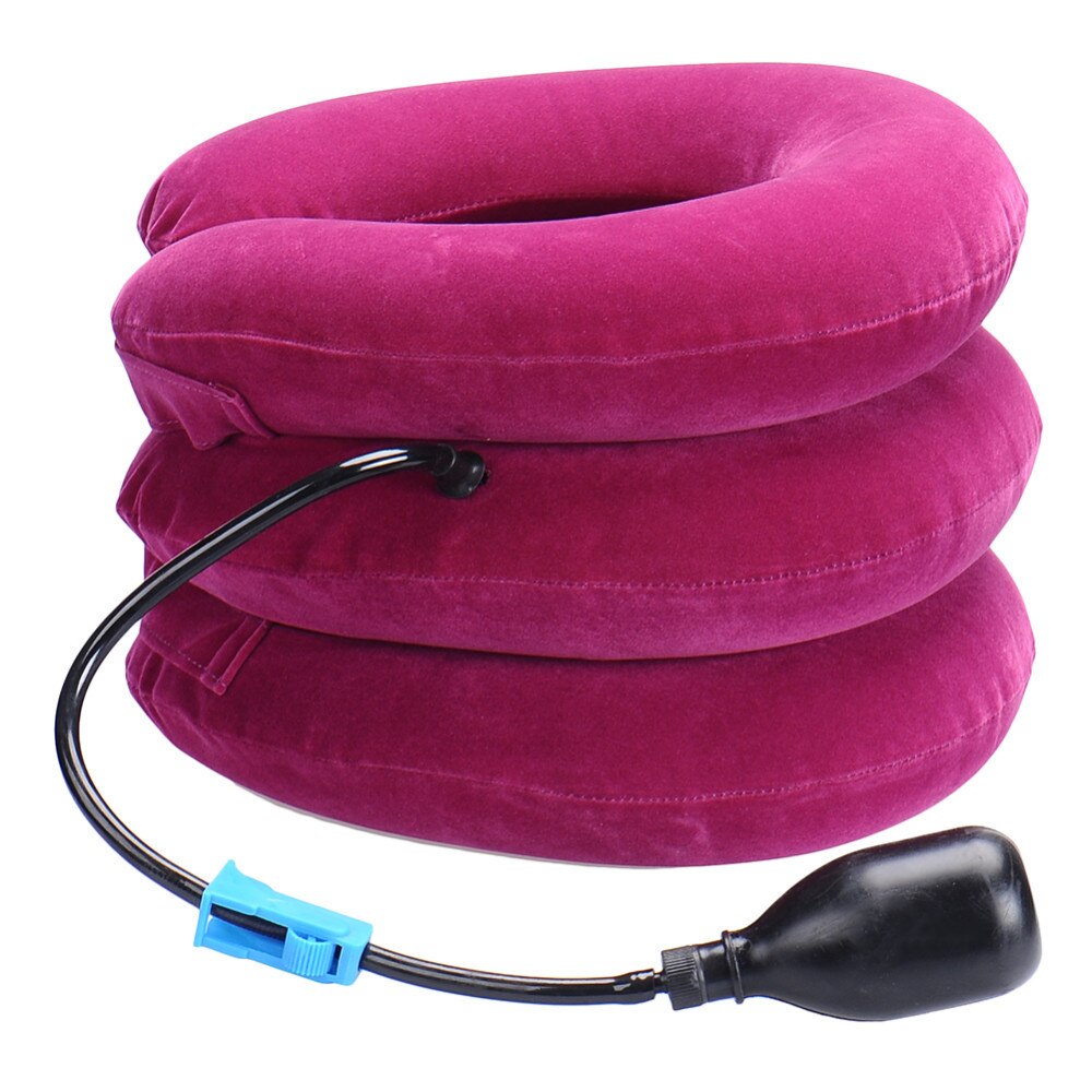 Inflatable Cervical Collar Neck Relief Traction Brace Support Stretcher Device: D1