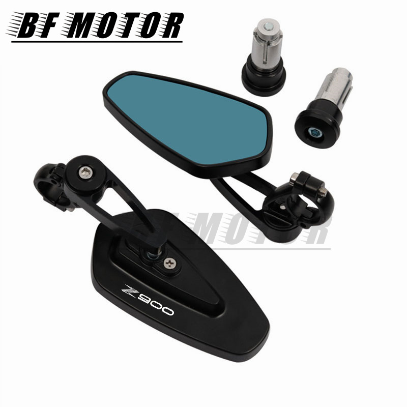 Acessórios para motocicletas, espelho retrovisor para guidão, para z250 z300 z400 z650 z750 z800 z900 z1000 zx6r 10r z650rs 1000 r/sx: Cáqui