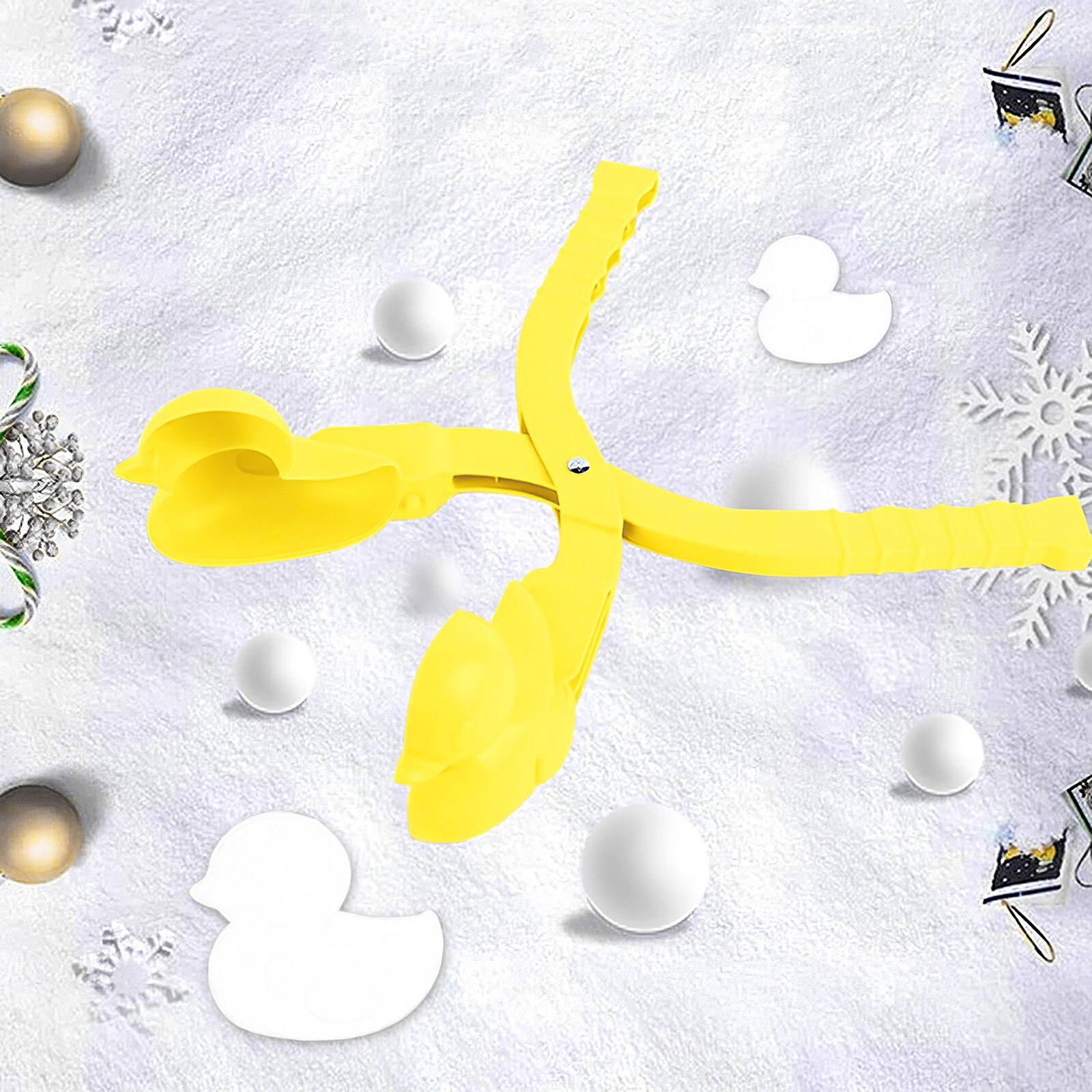 Schneeball Hersteller Clip Ente Geformt Winter Schnee Sand bilden Werkzeug für Schnee Ball Kämpfe für freundlicher und Erwachsene
