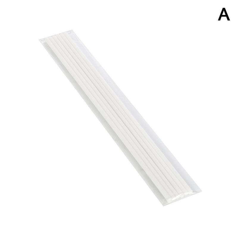 Diffuseur d'huiles essentielles en rotin noir, bâtonnets de remplacement pour aromathérapie, 3mm, 6 pièces, 20cm: white
