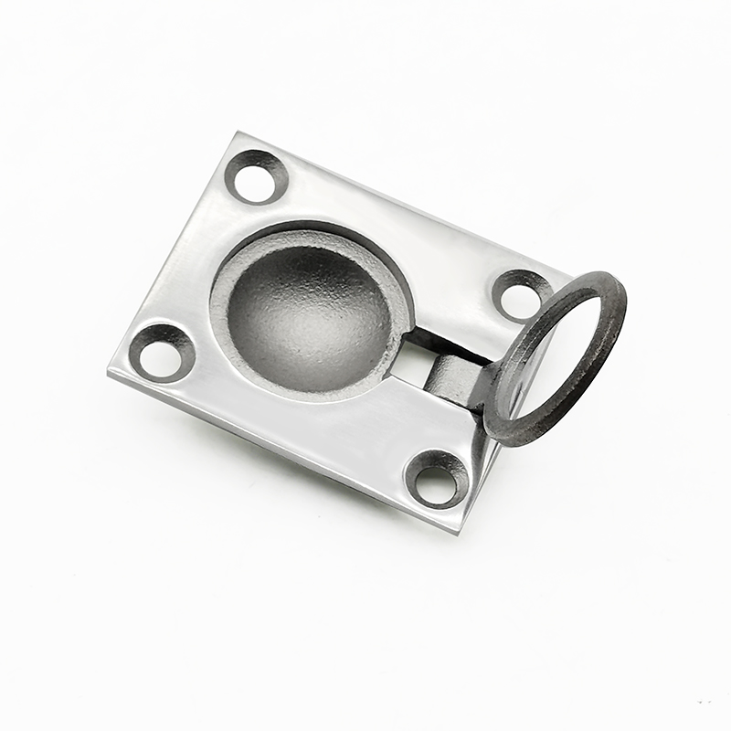 Handle Stainless Steel 304 Inset Precision Cast Folding Concealed Secret Pull Hatch Cover Floor Door Plate Load-Bearing Handle