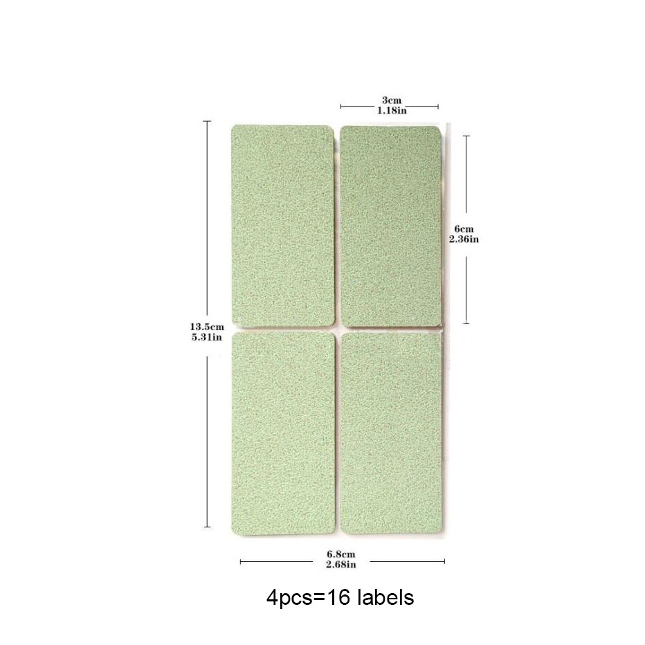 Round Rectangle Square Shape Stickers Self Adhesive Waterproof Bottles Jars Packing Decoration Label Office Index Sticker: 5