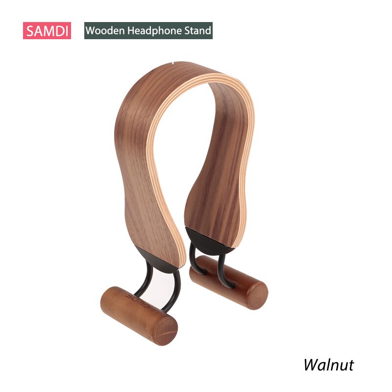 Samdi Leder/Holz Kopfhörer Ständer Universal- Spielen Headset Halfter Aufhänger Für Laptop PC Smartphone Kostenloser Größe Anzeige Stand: Typ6
