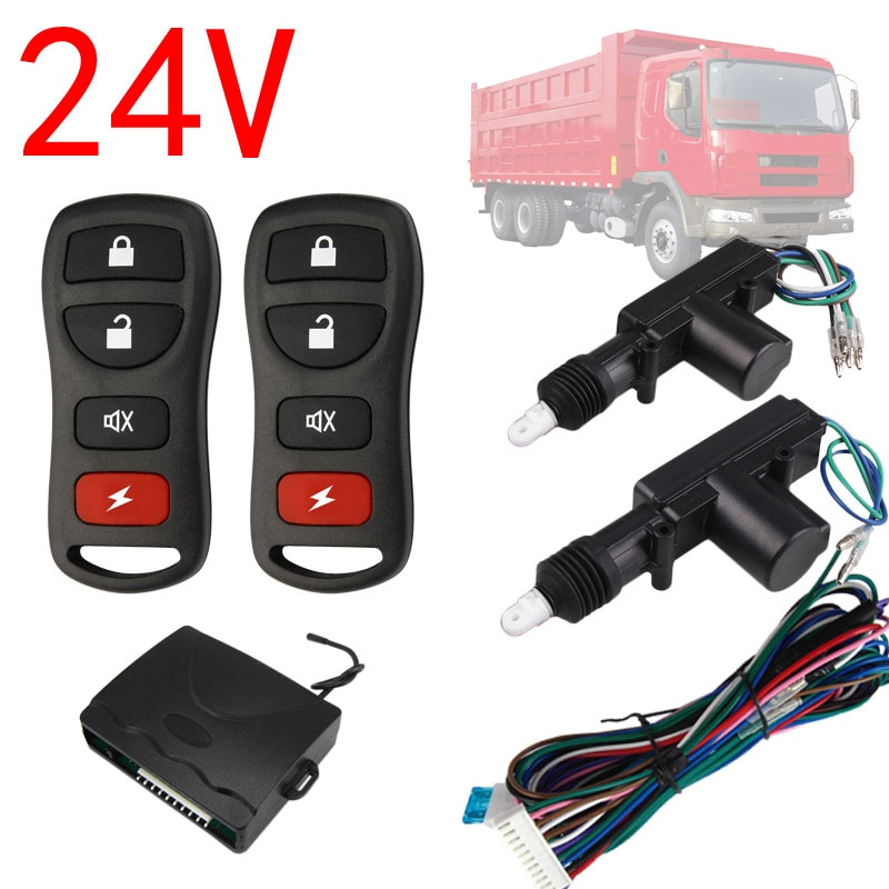 24V Truck Central Lock Waterproof Dust-proof for Trucks Engineering Vehicle Wagon