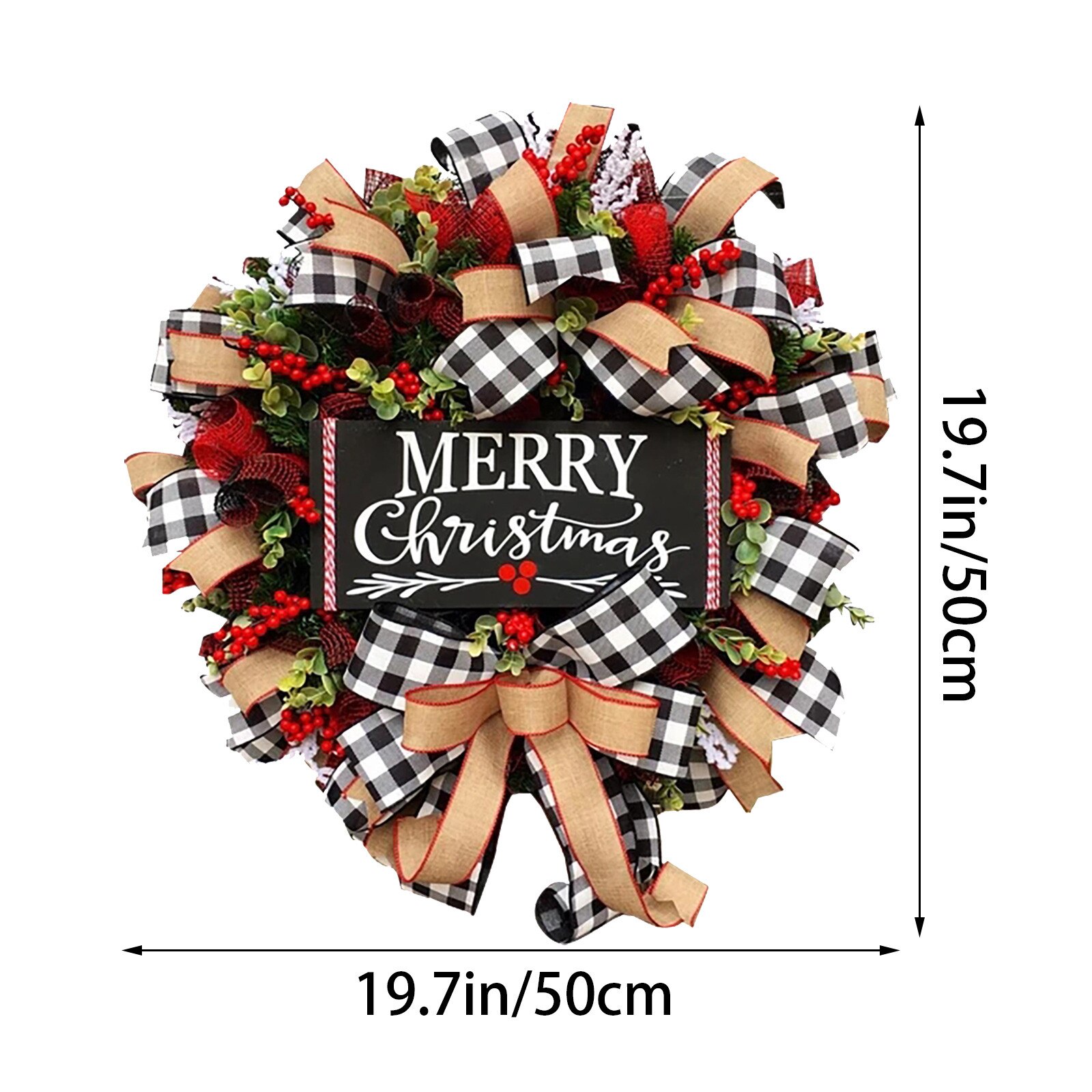 Suszone kwiaty dekoracyjne nowe ozdoby choinkowe drewniane świecące ełk zawieszka na choinkę ornament сухоцветы: C 50cm