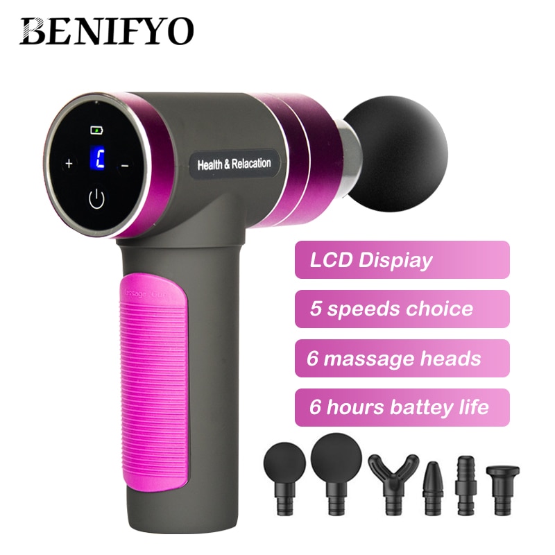 Tiefe Gewebe Muskel Massage Pistole Entspannung Abnehmen Gestaltung Schmerzen Linderung Massagegerät Vibration Fascial Pistole Für Männlich-weibliche USB Ladung