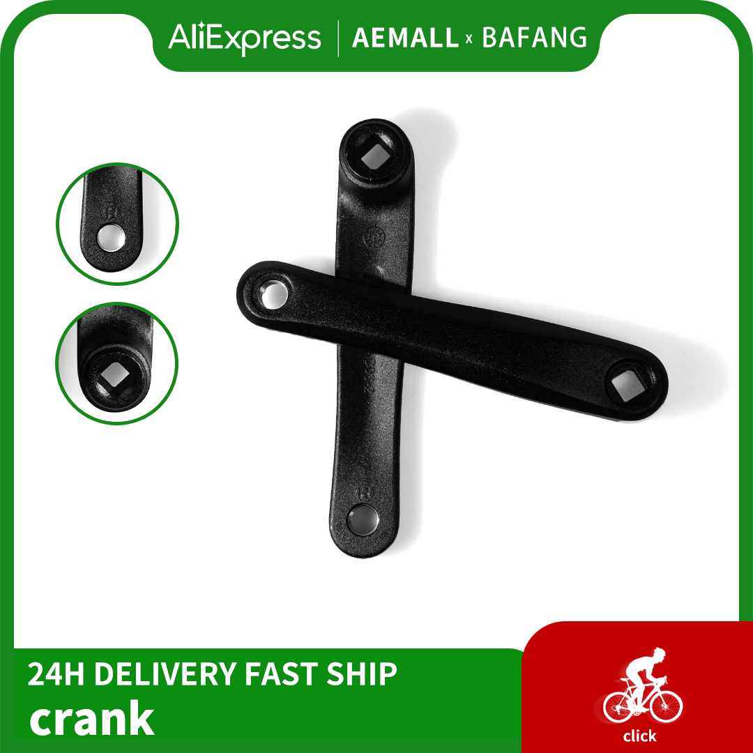 BAFANG-brazos de manivela para bicicleta eléctrica BBS BBSHD, Kit de conversión de Motor de accionamiento medio, 8Fun BBS01 BBS02, piezas esenciales, accesorios para Ebike