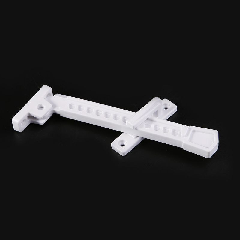 ABS Window Brace with Screws Window Sliding Wind Bracing Limiter Window Sash Lock Safety Window Latch