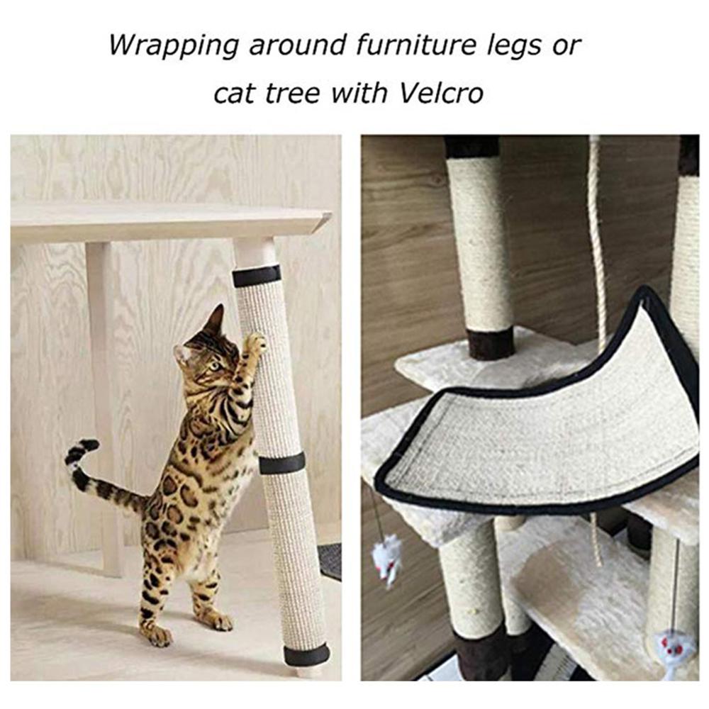 Natürliche Sisal Sofa Schutz Katze kratzen Gremium matt Haustier Spielzeug Haus Möbel Anti-kratzen Haustier Schleifen Klaue Kratzen Post