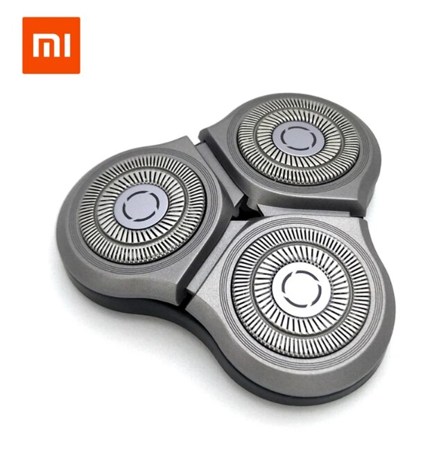 Original Xiaomi Shaver Blades For Mijia Electric Shaver S300 S500 Shavers Head Razor Waterproof Dual-layer Steel Blade
