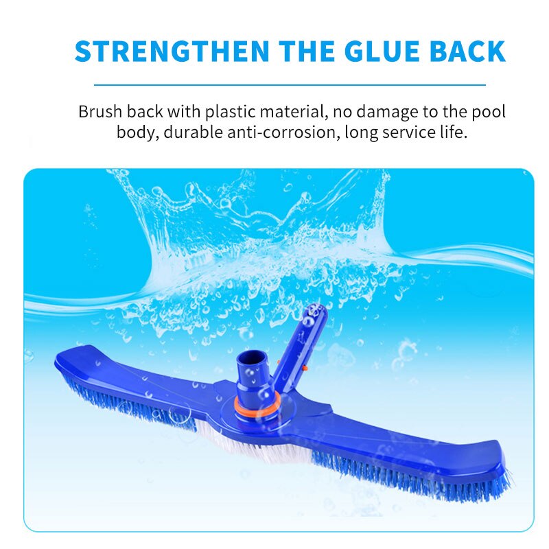1pcs Swimming Pool Vacuum Flexible Durable Pool Brush Head Handle Replacement Cleaning Equipment Underwater Cleaner Tool Handle
