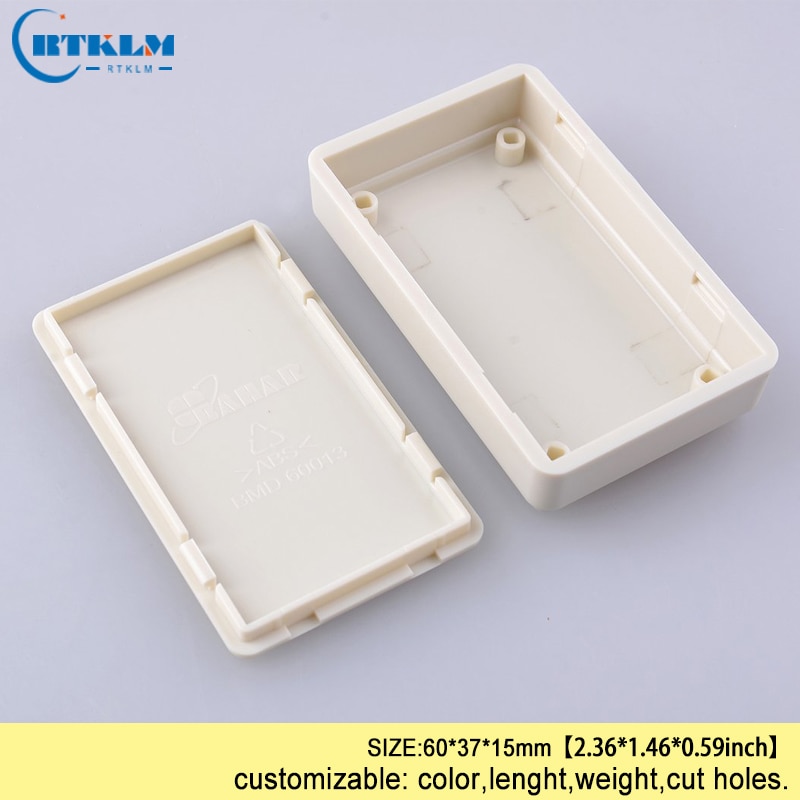 DIY electronic project desktop box abs junction box electronics housing enclosure Small plastic distribution box 60*37*15mm