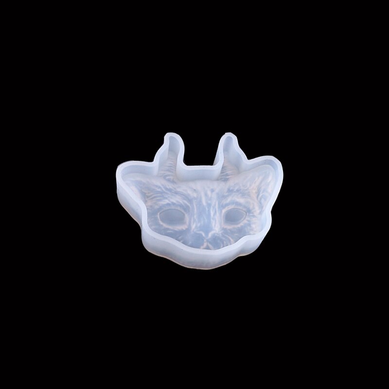 Surakey 5 Stuks Hars Dier Kat Siliconen Mold Epoxy Kitten-Vormige Casting Mold Sieraden Ketting Hanger Sleutelhanger Craft Making Tool voor DIY Handwerk Gift Home Decors