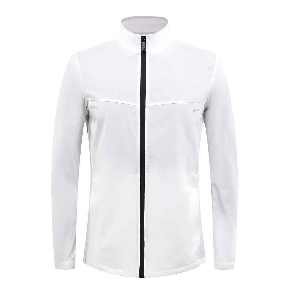 Männer Langarm wasserdichte Kompression T-Shirt einfarbig elastisch laufen Fitness T-Hemden Jacke Mann Sport Ausbildung Sport