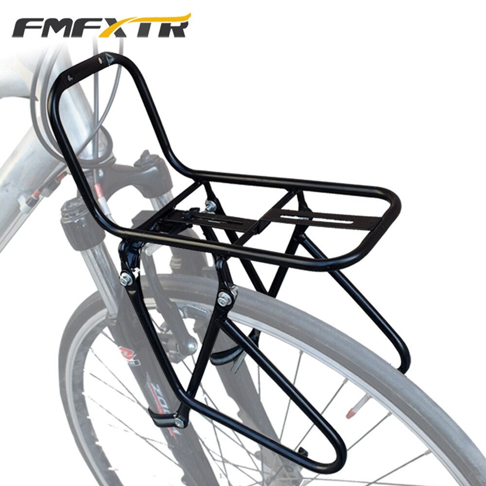 Aluminum Alloy MTB Road Bike Bicycle Front Rack Carrier Panniers Bag Carrier Luggage Shelf Cycling Bracket Durable &amp; Sturdy