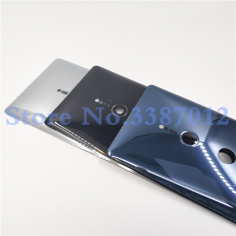 Original Glas Für Sony Xperia XZ2 H8216 H8266 H8276 H8296 Batterie Zurück Abdeckung Hinten Tür zurück fallen Gehäbenutzen fallen Mit kamera objektiv