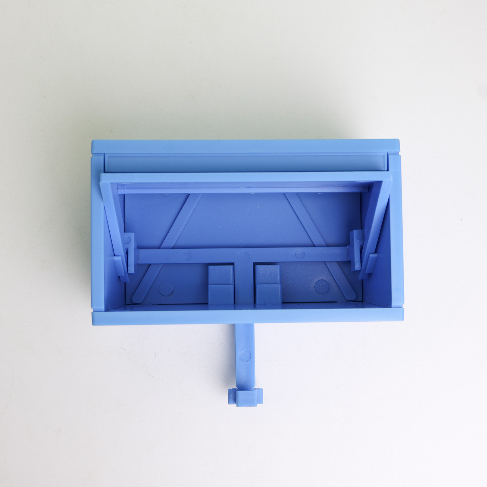 Car Garage Key Holder With Opening Door Space-saving Key Rack Durable For Vehicle Enthusiasts Key Storage Supplies: Light Grey