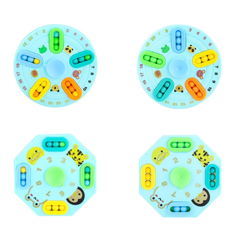 Fingerspitzenspielzeug zauberbohnen-Puzzle, doppelseitig, neuheitsspielzeug für jungen und mädchen, partyspielzeug zum trainieren logischer fähigkeiten, 2 formoptionen ,  d5qa