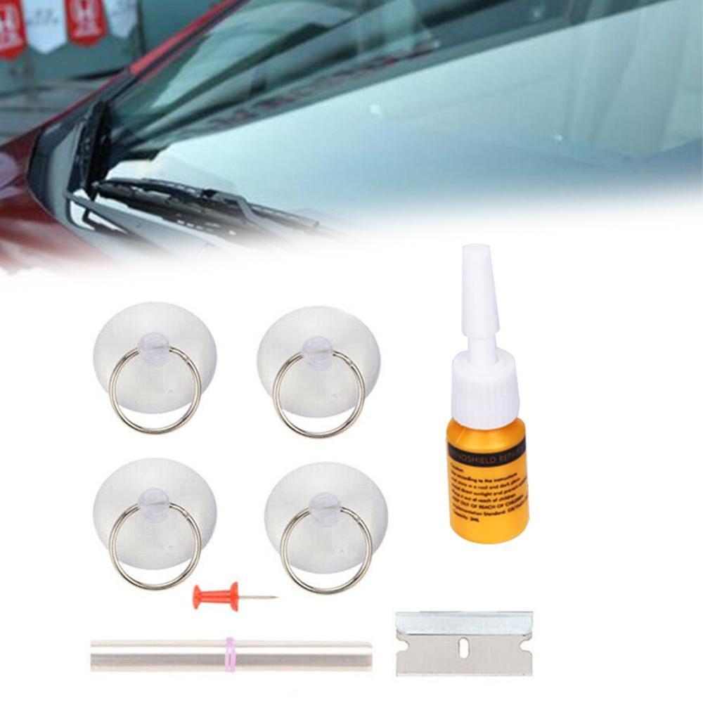 Car Windshield Repair Kit Glass Windscreen Restore Repairing Tools Set UV Light DIY Car Auto Kit Glass for Chip Crack