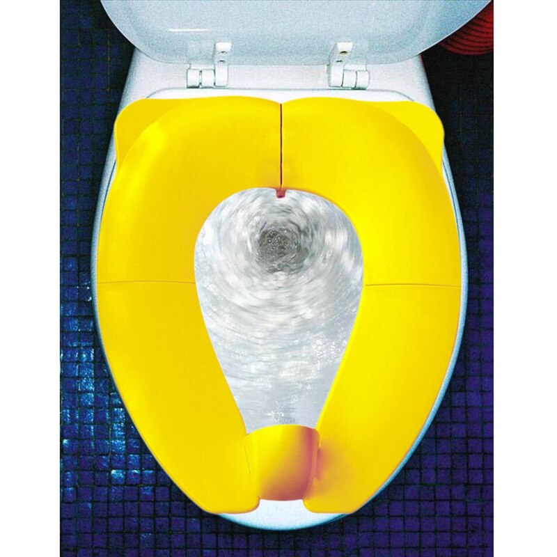 Sammenklappelig børnetoiletpude skridsikker børnetoiletpude toiletring børnetoilet urinalpude