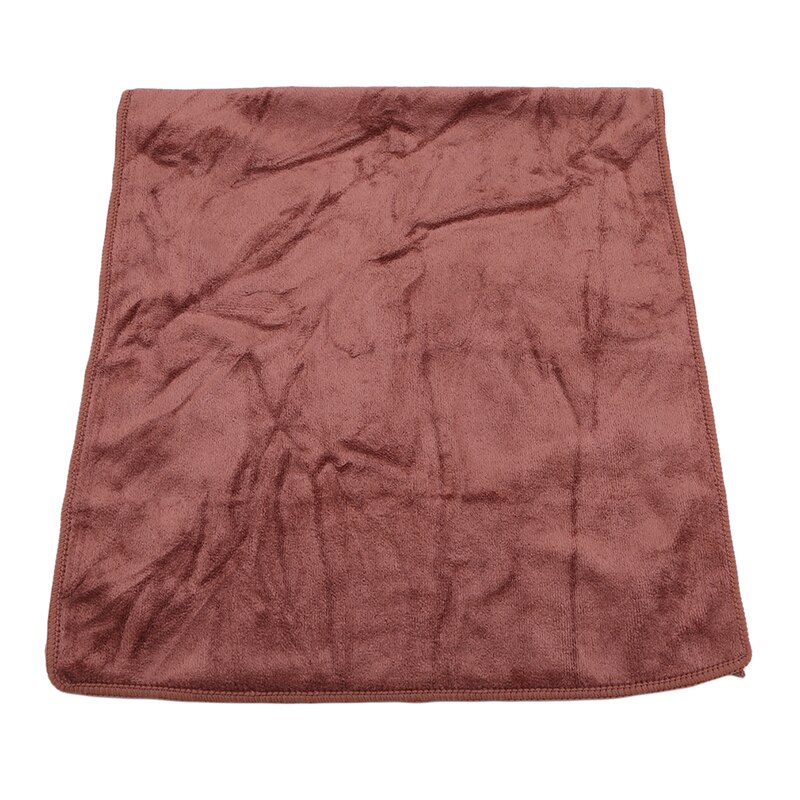 Nuttig Grote Dikke Zachte 75x35 cm Absorberende Polyester Fiber Beach Drogen Bad Washandje Douche Handdoek: light brown