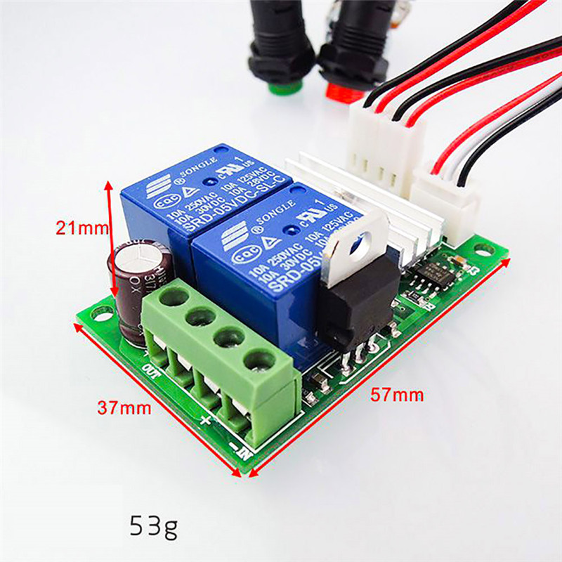 1203BS DC Motor Speed Controller Bldc Motor Controller Omkeerbare PWM Controle Vooruit/Achteruit Schakelaar 6V12V 24 V