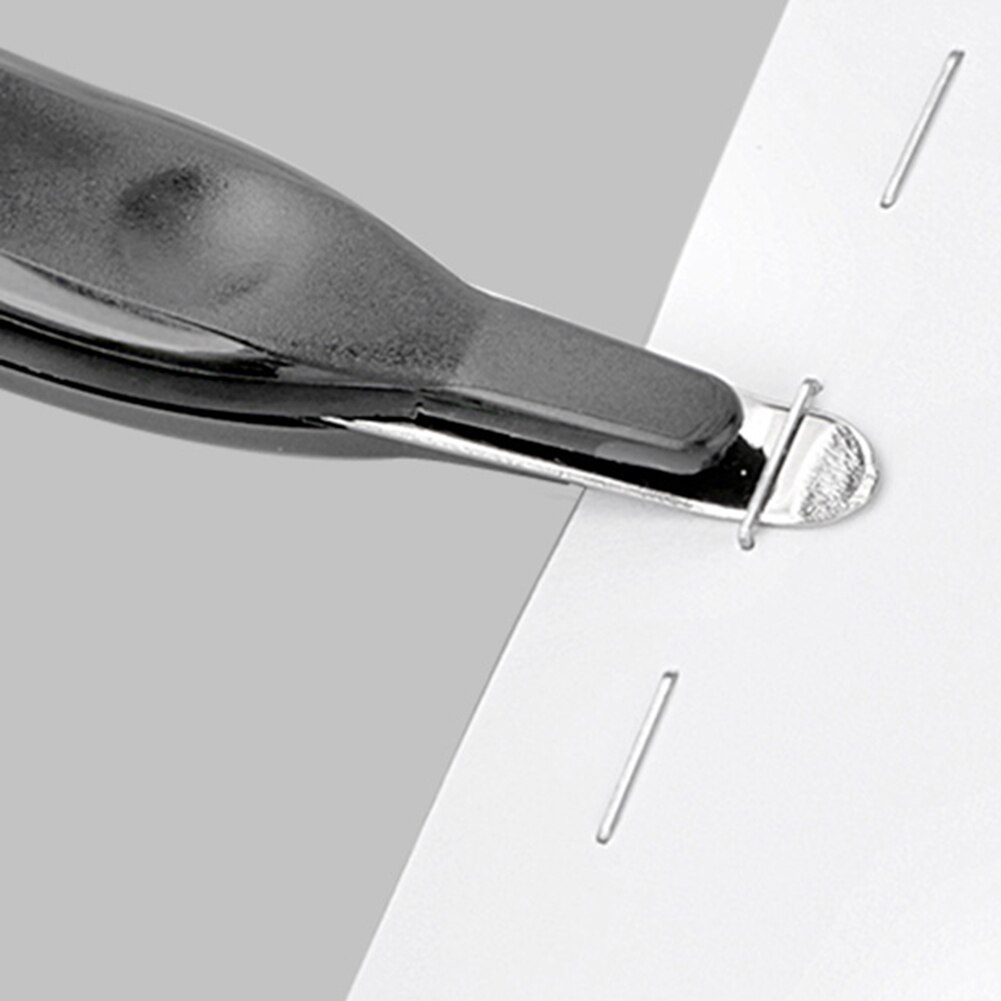 Portable Staple Remover Removable Easy Pull Pen-Type Magnetic Head Staple Removal Tool Ergonomic Plastic Curved Handle