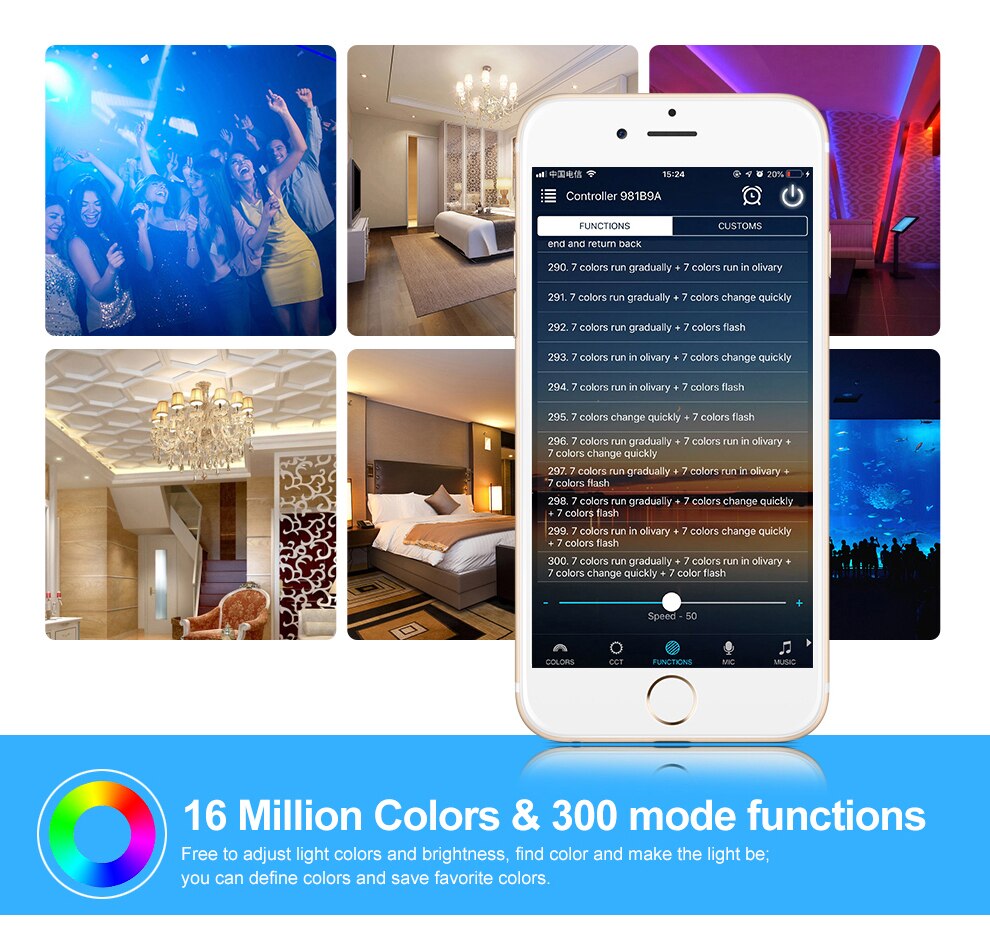 USB LED RGB Bluetooth Controller,5V Power For TV Backlight LED Strip RGB Controller 24key IR Remote Magic Home Control colorful