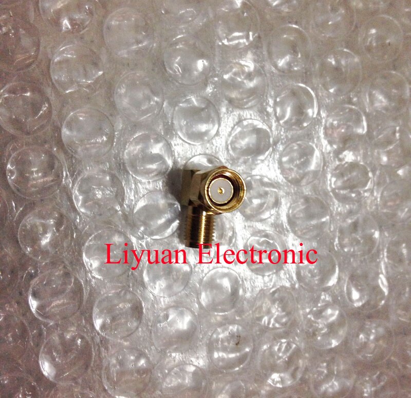 RP-SMA Male to RP-SMA female / 90 Degrees Right angle SMA adapter elbow / antenna