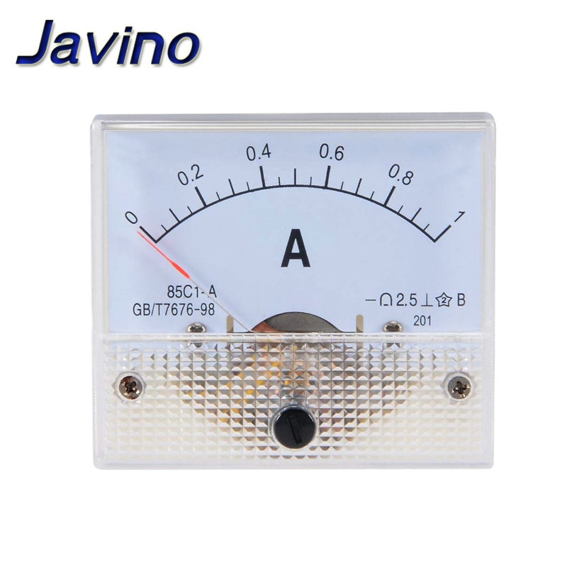 85C1-A Dc Analoge Ampèremeter Panel Instrument 1A 2A 3A 5A 10A 20A 30A Amp Instrument Ammeter