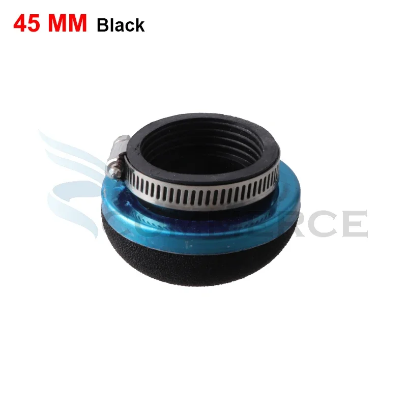 Esponja limpiadora de filtro de aire de espuma recta para motocicleta, 28/32/35/38/42/45/50/54/58MM, para motor de 2 tiempos, bicicleta de bolsillo, Mini Moto Scooter: Castaño