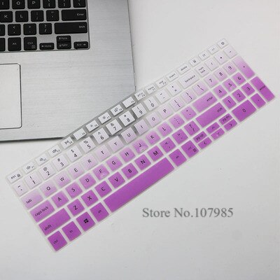 Für 15,6 "Dell Inspiron 15 5000 passen15 5590 5593 5598 7000 7590 7591 5584 1050 1650 15 zoll Laptop tastatur Abdeckung Haut Schutz: GradualPurple