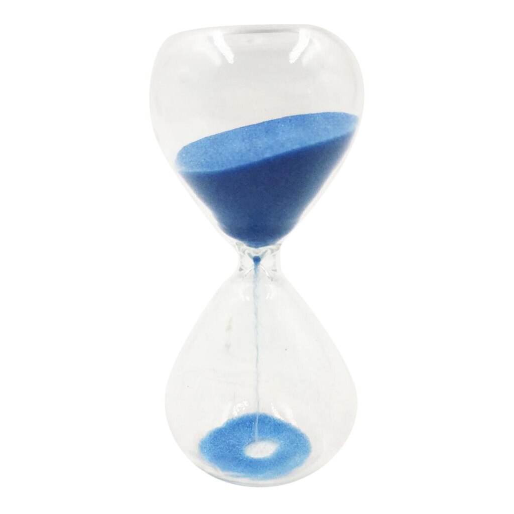3 Minutes Sandglass Hourglass Sand Clock Timers Home Desktop Clock Blue