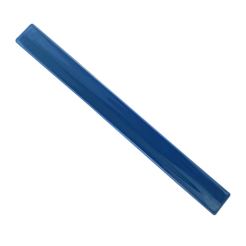 10 stk 41cm reflekterende armbånd armbånd cykelbind bukser benrem slap band tape til løb ridning sikkerhed synlighed: 10 stk. lyseblå