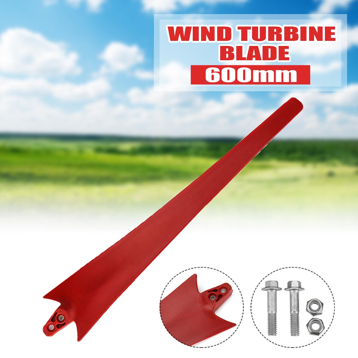 600Mm Blade Voor Wind Turbine Generator Nylon Fiber Wind Generator Blades Windmolen Accessoires