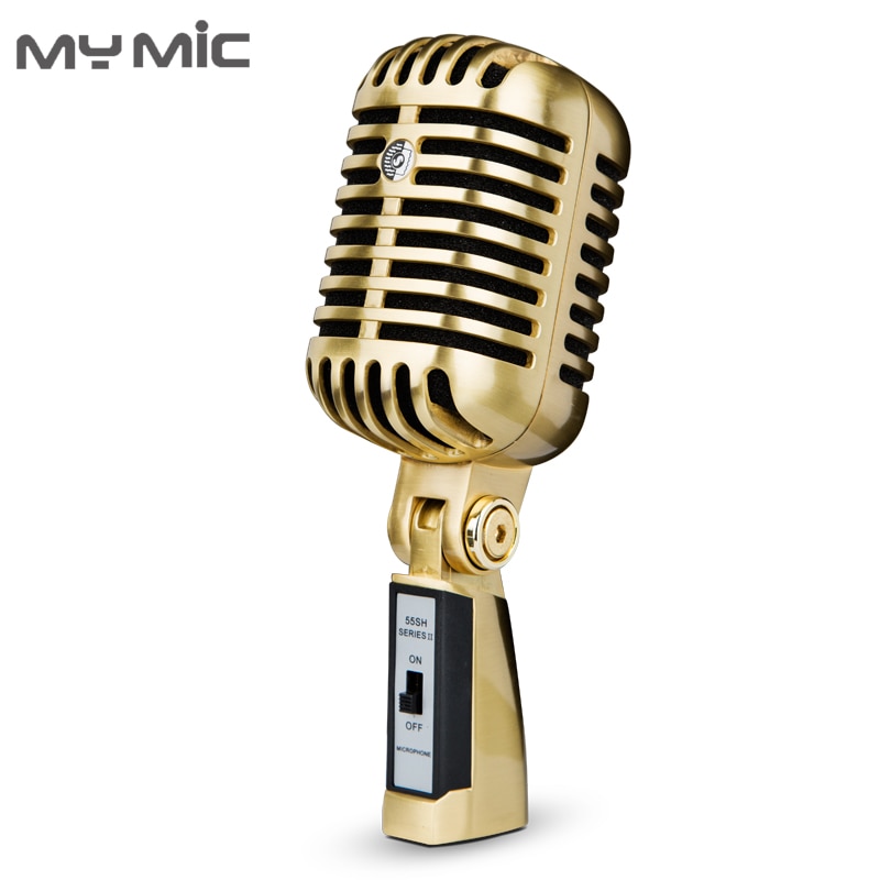 My Mic FG01 Retro Condenser Studio Recording Microphone For Computer Gaming Broadcasting