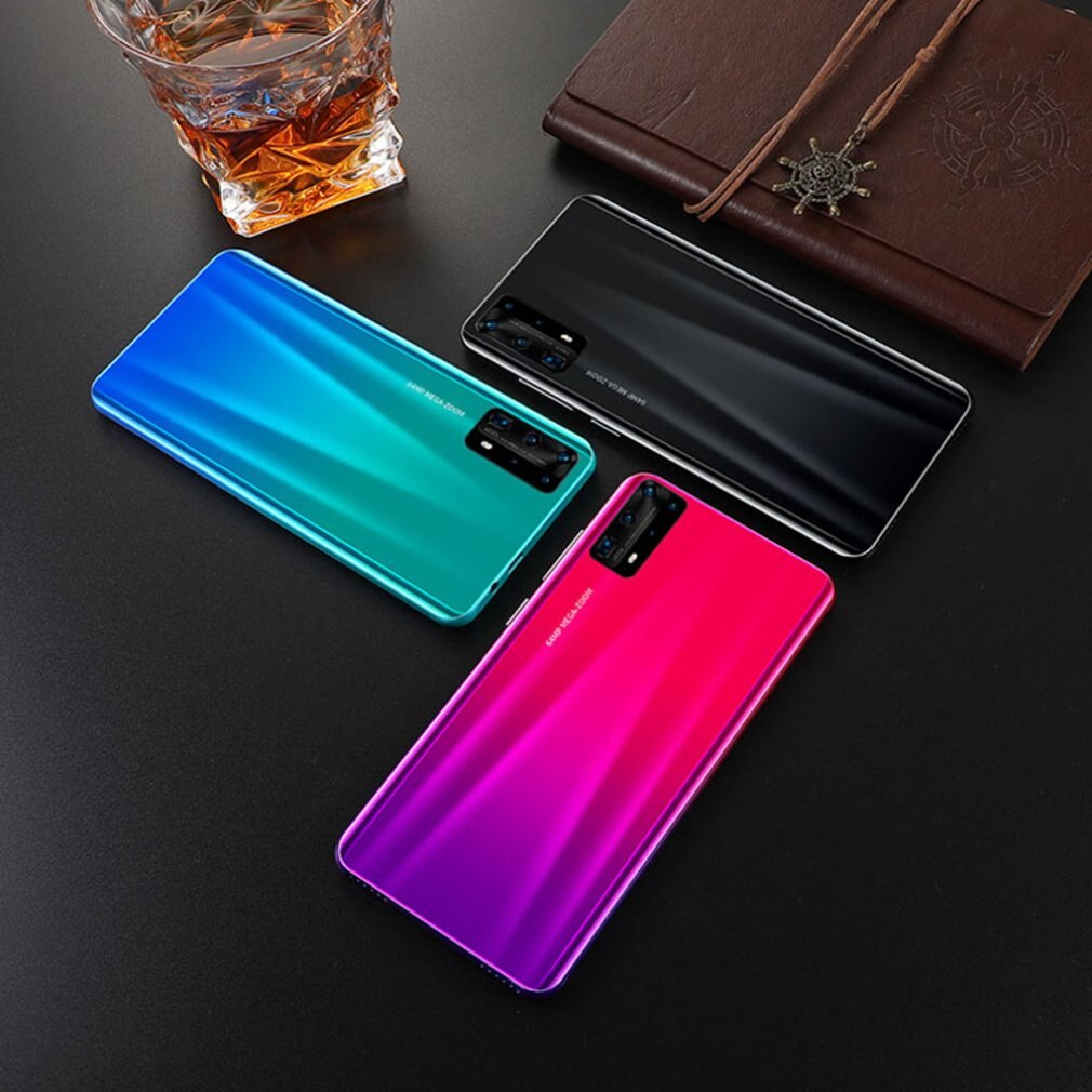 Double-Core P40 Pro Smartphone 5 pouces écran Smartphone 512M + 4G Android Smartphone 3D verre plaqué couverture arrière