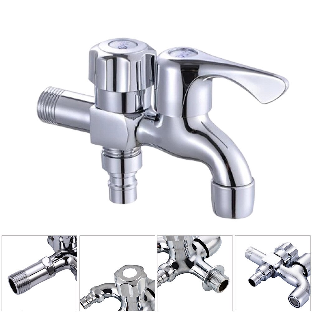 Garden Washing Machine Faucet With Zinc Alloy Home Washing Machine Tap Quiet Close Faucet Bathroom Kitchen Faucets