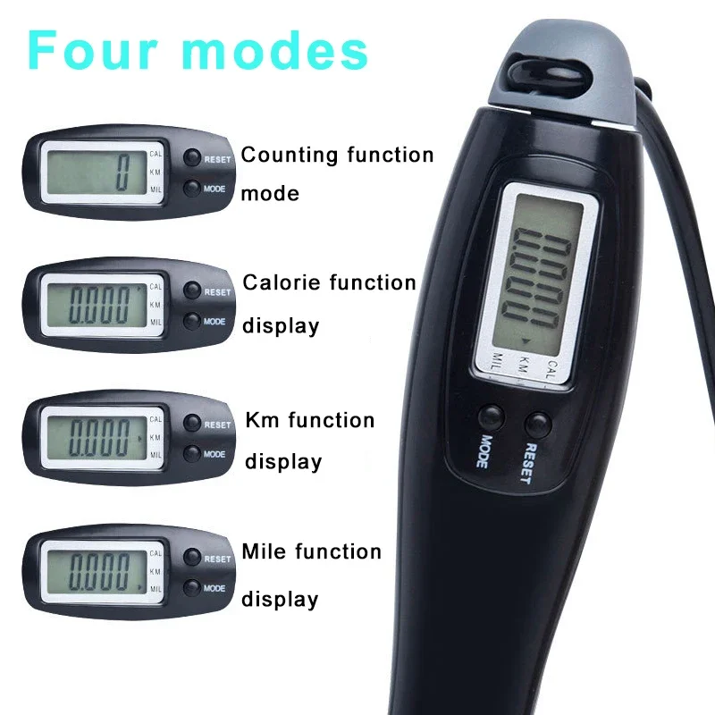 1PC Digital kabellos Kalorien Zähler Springseil Sport Gewichte ÜSpund Fitness Bodybuilding kabellos Digitale Springseile einstellen