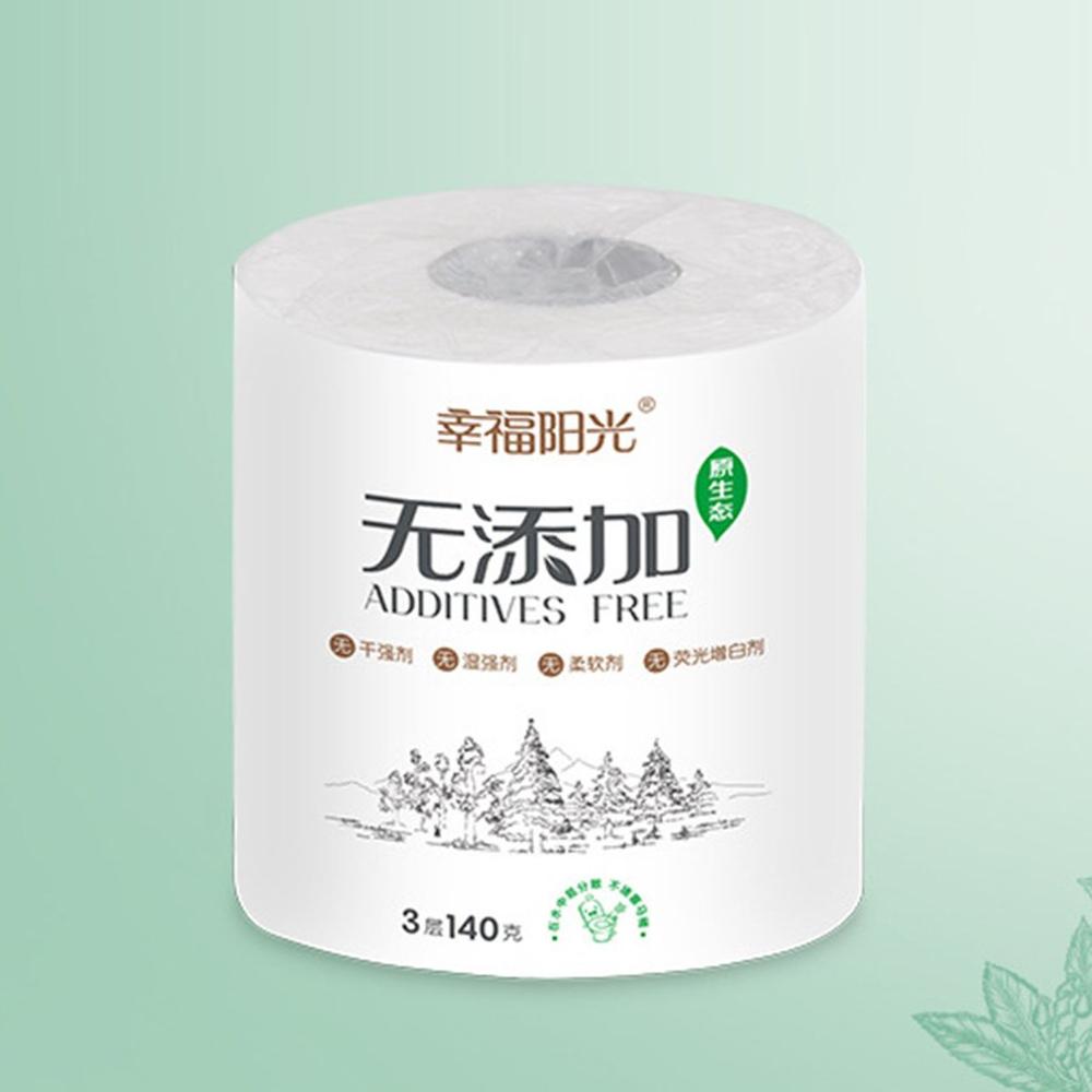 Bathroom Soft Paper 1 Rolls Standard 3-layer Toilet Paper Bulk Rolls Bath Tissue Household Towel for Hotel